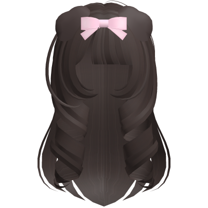 cute curly princess puppy hair in brown