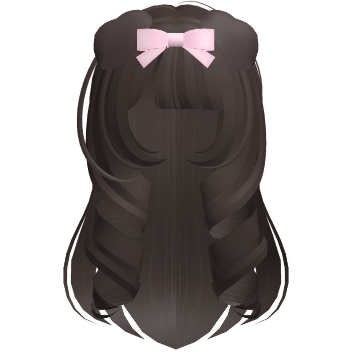 cute curly princess puppy hair in brown