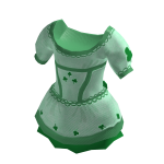 Fluffy Cute Cottage Patrick Dress
