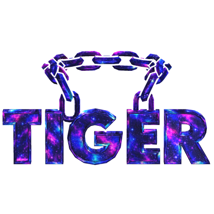 Galaxy Cartoony Tiger Chain Roblox item