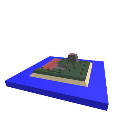Volcano Island Map