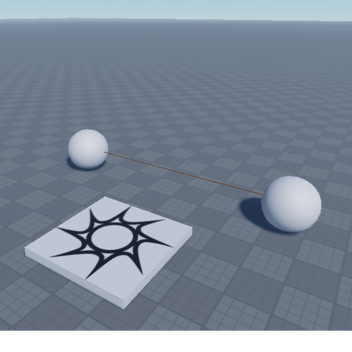 two balls and a rope
