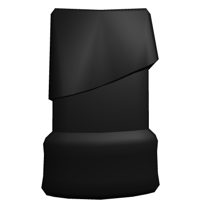 Left Pure Black Bulky Coat Sleeve