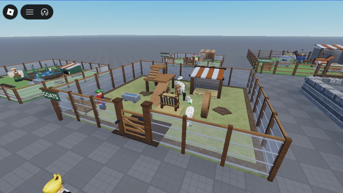 Animated Goat Farm Pen - Working Goat NPC preview 5