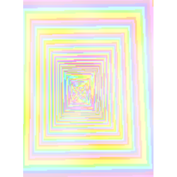 Failling in neon rainbow