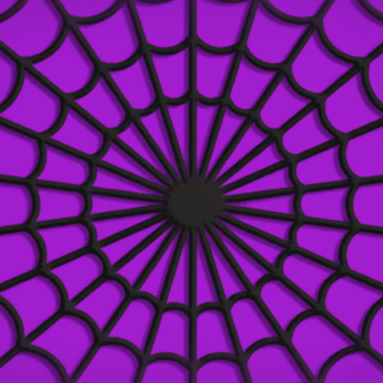 Spider Web Halloween Purple