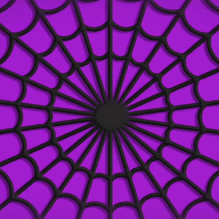 Spider Web Halloween Purple
