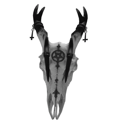 Pentagram Skull Cross (Satanic)