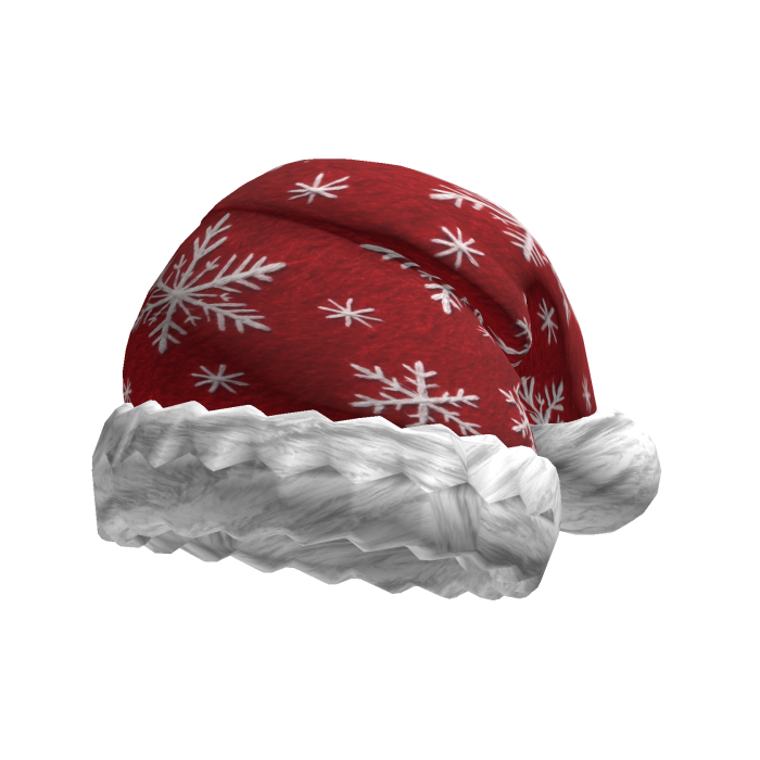 Santa Hat with Snowflakes