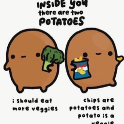 unicorn potato hang out