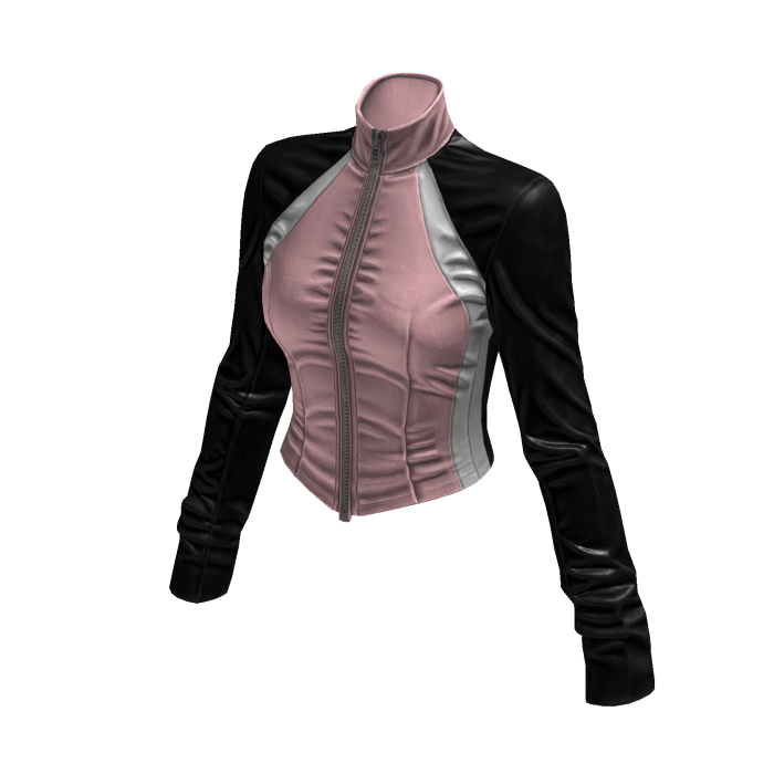 New York Street Racer Jacket (Pink Black)