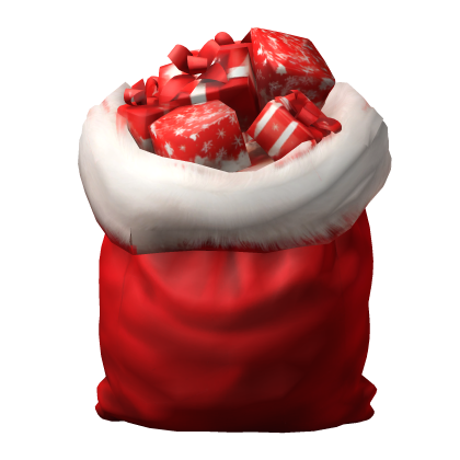 Christmas Santa Sack With Gifts