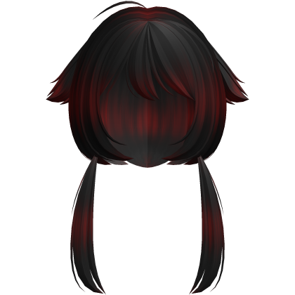 red skunk dyed alternative jellyfish vkei hair Roblox item