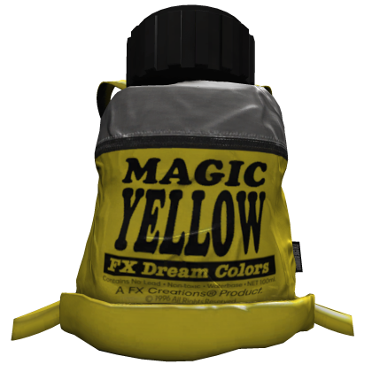 (* ‸ ^ ҂) FX ҂ CREATIONS TUBE BACKPACK YELLOW