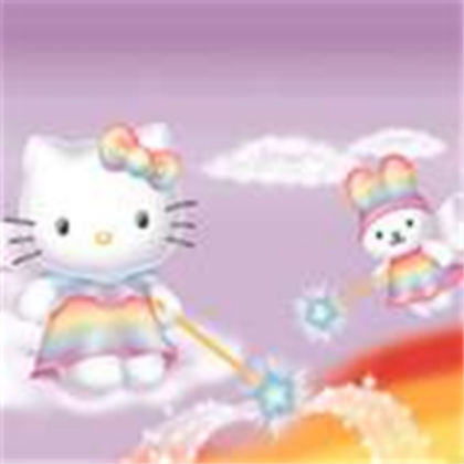 Rainbow Hello Kitty Roblox decal