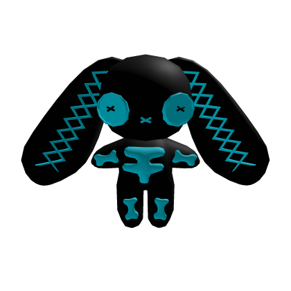 Cute Cyan Bunny Skeleton Roblox item