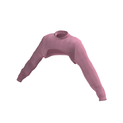 Cut-out Sweater Pink
