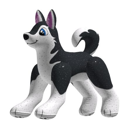 (ORIGINAL) Puffy Paws Husky Pool Toy