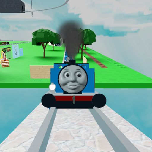 Thomas And Friends but something is right official Roblox game thumbnail