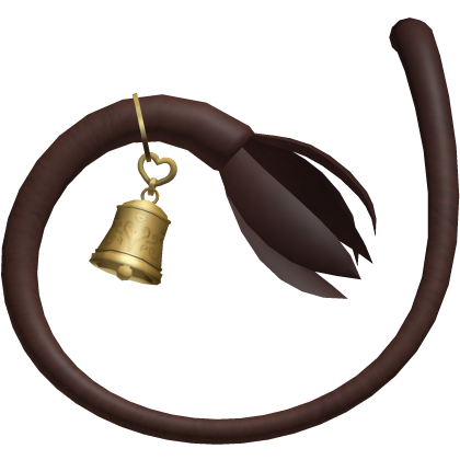 Curled Furry Cow Tail With Stylized Bell | Bown Roblox item