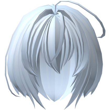 short moe bob with hair vents in pastel blue