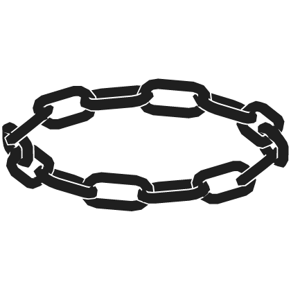 Glowing Chainlink Halo Black White