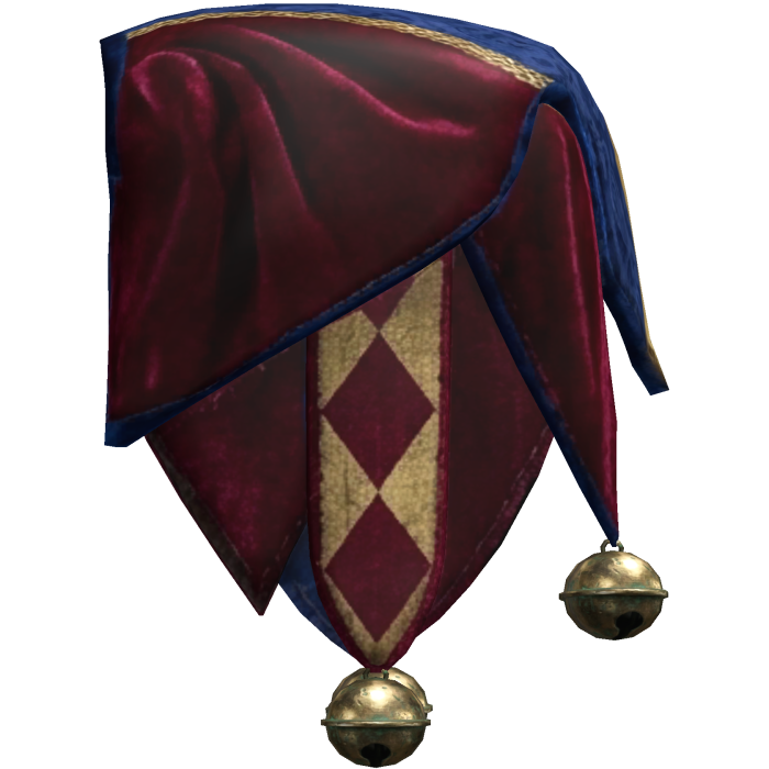 LEFT Red & Blue Jester Shoulder Scarf