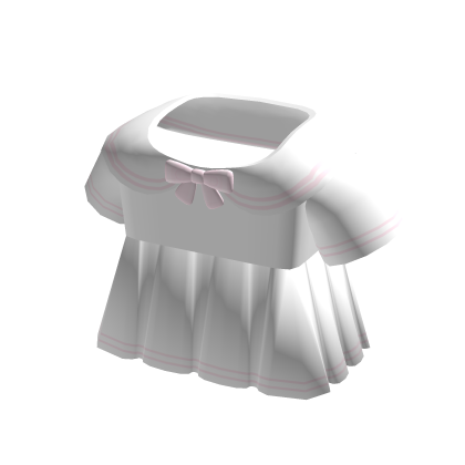 ♡ ꒰ kawaii white & pink school uniform dress ꒱ thumbnail