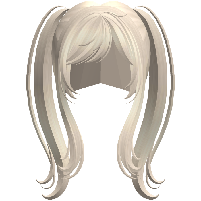 blonde long dolly moe twin tail anime hair