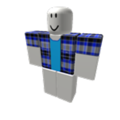 Blue Plaid Shirt Roblox decal