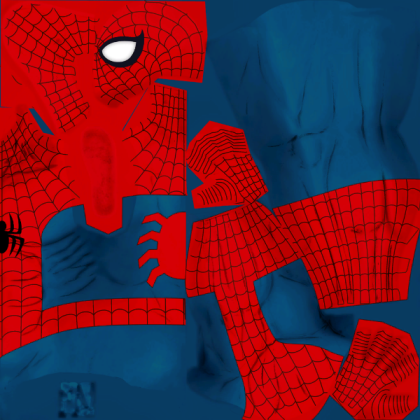 Spiderman Texture Roblox decal