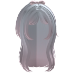 cute hair with bow