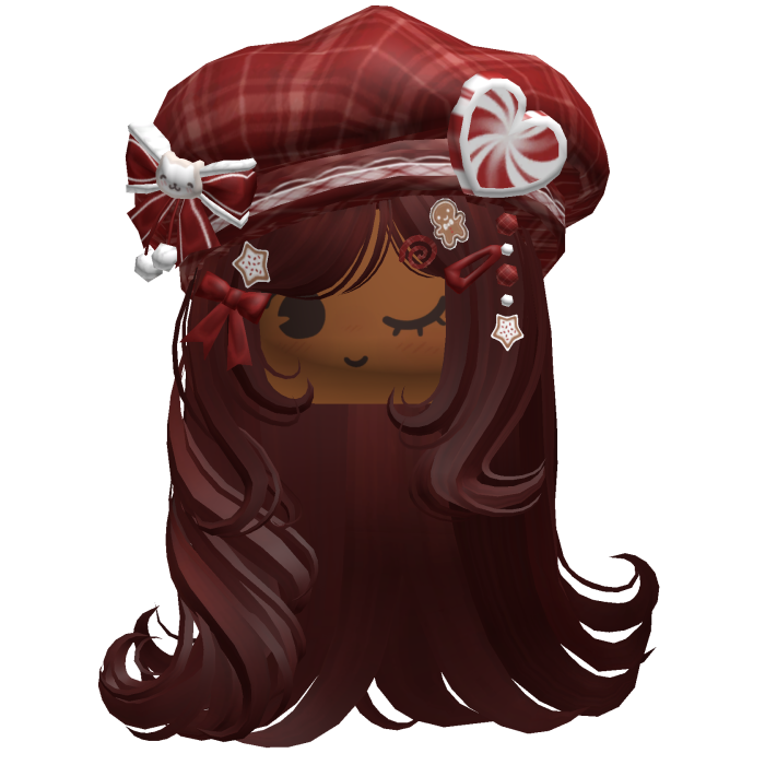 ♡ Christmas Fluffy Beret Combo (Red)