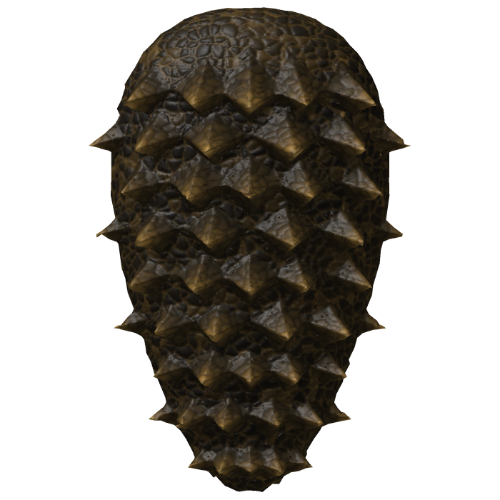 Crocodile back skin