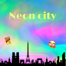 Neon city 🌃 (Hand made!)