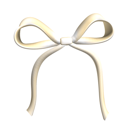 Yellow Silk Princess Ponytail Hair Bow Ribbon Roblox item
