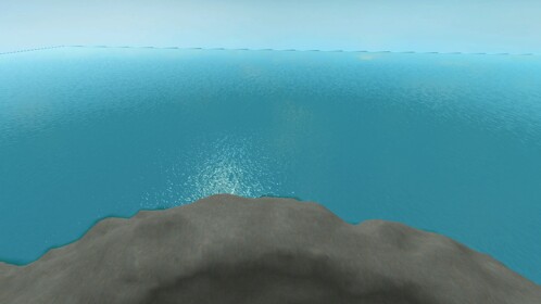 Some rocks and water