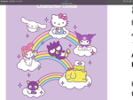 Lucite kwaii friends play<3