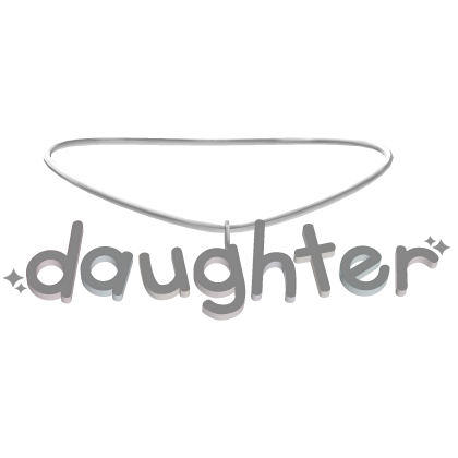 ♡ daughter necklace 3.0