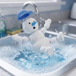 Snowman Toy Ragdoll In House icon