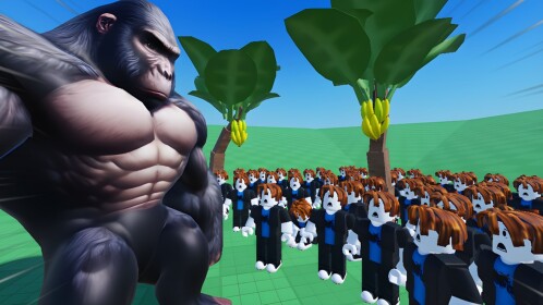 100 Players vs 1 Gorilla
