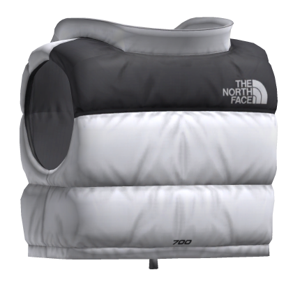 The South Face - White Puffer Jacket [Open]