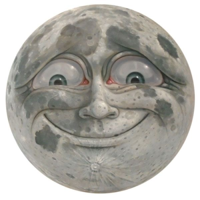 Creepy moon. Roblox decal