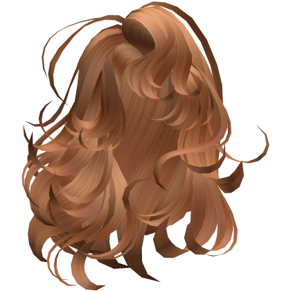 Ginger Orange Goddess Wave Curly Wind Swept Hair Roblox item