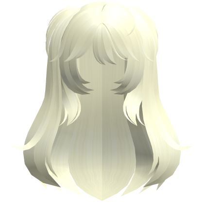 blonde cute fluffy anime protagonist hair Roblox item