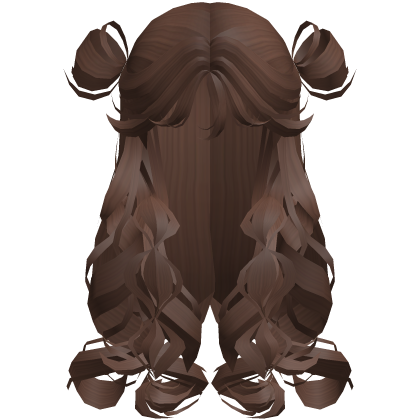 Curly Poofy Princess Doll Hair Brown Roblox item
