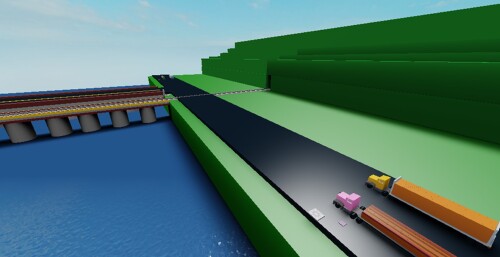Drive Trcuks Vs train crash Into Train