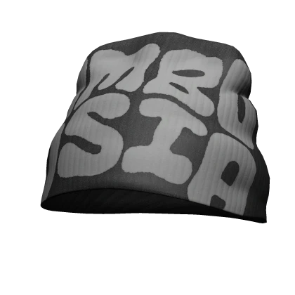 Black Y2K Beanie Hat | Roblox Item - Rolimon's