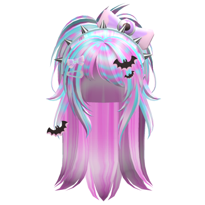 Y2K Igari Grunge Pastel Goth Pony (Aqua Pink) Roblox item