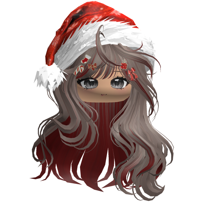 Cute Christmas Waves w/ Charms (Brown&Red)
